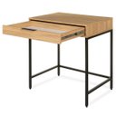 Ver imagem 1 de Escrivaninha Square 1 Gaveta 70 Cm X 48 Cm Tauari - Preto