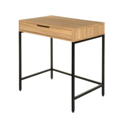 Escrivaninha Square 1 Gaveta 70 Cm X 48 Cm Tauari - Preto - 3