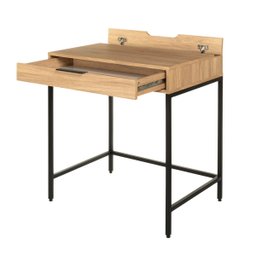 Escrivaninha Square 1 Gaveta 70 Cm X 48 Cm Tauari - Preto - 4