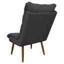Ver imagem 7 de Kit 2 Poltronas para Sala Decorativa Consultório Clínica Recepção Salão Manicure Sufler Decorativa L