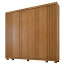Ver imagem 1 de Guarda Roupa Ripado 6 Portas 6 Gavetas Arezzo Benetil Cinamomo