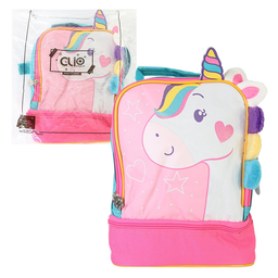 Lancheira Térmica Infantil Unicórnio C/ Alça Carona 5l Rosa - 1