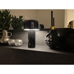 Mushroom lamp - Luminária Led sem fio – Preta – Minicool - 7