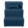 Escada para Cachorro Gato Pet 3 Degraus Suede:azul Marinho - 7