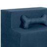 Escada para Cachorro Gato Pet 3 Degraus Suede:azul Marinho - 2