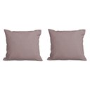 Ver imagem 1 de Kit 2 Almofadas Decorativa Quadrado 45x45 Cm Cm Sala Quarto Sofá Suede Rosê Eli Móveis e Decoração