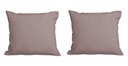 Ver imagem 1 de Kit 2 Almofadas Decorativa Quadrado 45x45 Cm Cm Sala Quarto Sofá Suede Rosê Eli Móveis e Decoração