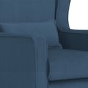 Ver imagem 2 de Poltrona Aurora Pés Balanço Luxo Suede Cores - DS Estofados - Azul Royal