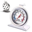 Ver imagem 1 de Termometro Analogico Forno 300 Graus Inox Cozinha Culinaria Preparo Refeiçao Churrasqueira Profissio