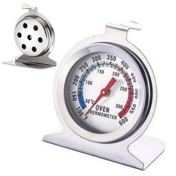 Termometro Analogico Forno 300 Graus Inox Cozinha Culinaria Preparo Refeiçao Churrasqueira Profissio - 1
