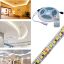 Ver imagem 3 de Fita de Led 3528 com 3 Cores de Luz Iluminação (frio, Quente e Morno) de 5m de 12v com Controlador e