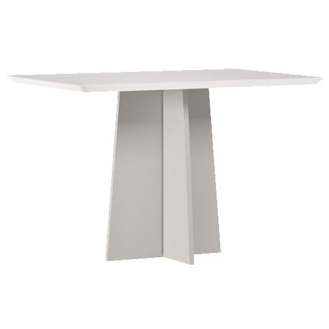 Mesa de Jantar Anitta 120x80 Cm com Vidro Off White – New Ceval