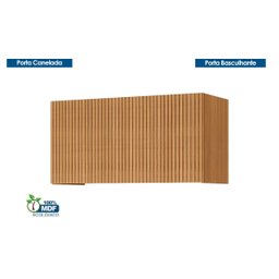 Armário Aéreo Cozinha Modulado Rainha 1 Porta Basculante 80 Cm Nature - Nesher - 4