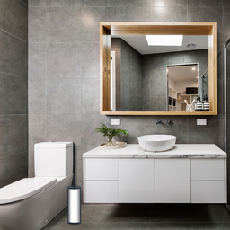 Suporte Aço Inox com Escova Sanitária Izy Decorline Brinox - 2
