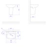 Lavatório Vogue Plus/aspen sem Coluna 445x355mm Branco - Deca Deca Loucas - 1