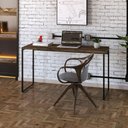 Ver imagem 2 de Mesa de Escritório Escrivaninha 135cm Dynamica Industrial C08 Carvalho Dark - Mpozenato