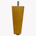 Ver imagem 1 de 1 Pé Chanfrado Castanho 20cm com Rosca Metal para Móveis D10 - D'rossi