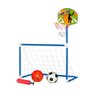 Brinquedo 2 em 1 Futebol ou Basquete Traves e Cesta Dm Toys Dmt5936 - 1