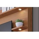 Ver imagem 3 de Home Theater Campeche com 1 Porta Deslizante Brise e 3 Spot de Led Freijó Cinza - Colibri