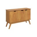 Ver imagem 2 de Buffet / Bancada Pr 3 Portas Retrô 2 Portas Cor Off Cinamomo Pt