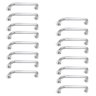 Alça de Apoio Barra 30cm Inox Kit 14 Unidades Deficiente Idoso Acessibilidade Banheiro Box Suporte - 1