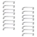 Ver imagem 1 de Alça de Apoio Barra 30cm Inox Kit 14 Unidades Deficiente Idoso Acessibilidade Banheiro Box Suporte