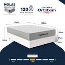 Ver imagem 4 de Cama Box com Colchão de Molas Ensacadas Ortobom One Face Plenno Superpocket Casal 138cm