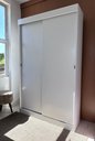 Ver imagem 2 de Sapateira 2 Portas de Correr sem Espelho com Luz LED Diamante