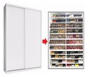 Ver imagem 1 de Sapateira 2 Portas de Correr sem Espelho com Luz LED Diamant
