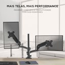 Ver imagem 5 de Suporte Ergonômico Tipo Torre Multiarticulado de Mesa, Elg, Fh160l, para 2 Monitores, Pistão a Gás