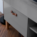 Ver imagem 6 de Rack Bancada Sonetto Retrô Classico P/ Sala de Estar Tv de até 60 Polegadas e Pés em Madeira Maciça