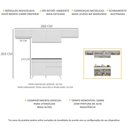 Ver imagem 4 de Armário de Cozinha Compacta 4 peças MP3697.891 Veneza Branco