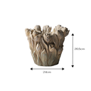 Ver imagem 3 de Vaso Decorativo em Cimento Tulipas 20,5cm
