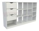 Ver imagem 5 de Balcão Atendimento Armário Colmeia Horizontal M6 100% Mdf VETORIAL MÓVEIS Branco