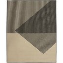 Ver imagem 1 de Tapete Lyre Paralelos Black 100x150cm Tapetes São Carlos