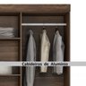 Guarda-Roupa Casal com Espelhos 4 Portas 6 Gavetas Estrela  - 5