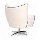 Ver imagem 7 de Poltrona Giratória Vetra Bouclé Off White - Sallar Home