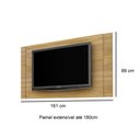 Ver imagem 2 de Rack com Painel para Tv ate 50" Off white/Cinamomo Firenze Valde Moveis