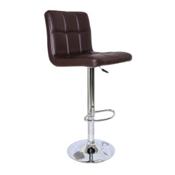 Banqueta Gomos Confort em PU com Regulagem De Altura Marrom - 1