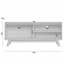 Ver imagem 7 de Rack para Tv 65 Polegadas Aurum Linea Brasil Nature/off White