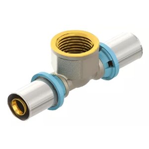 Tê Fêmea Água 26mm X 3/4- Lbp Prensar Multicamada Emmeti