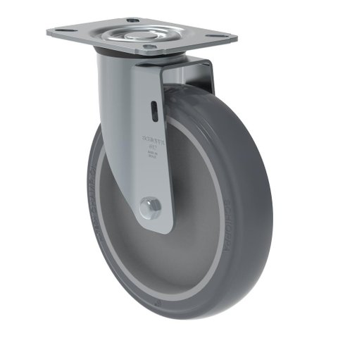 Rodízio Giratório 6 Pol. 150mm Gl 612 Bp até 85kg - Schioppa