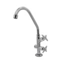 Ver imagem 1 de Torneira Tanque Maquina Mesa Bancada Duas Saídas Mangueira Cromada