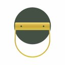 Ver imagem 2 de Espelho Funcional Pratic Circle Dourado 65x55cm Redondo