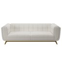 Ver imagem 2 de Sofá Decorativo Sala de Estar 180cm Rocket 2 Lugares Base Madeira Boucle Branco G45 - Gran Belo