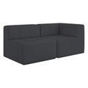 Ver imagem 1 de Sofá Modulado 2 Lugares 154cm Espuma D33 Multimóveis Cr45352 Grafite