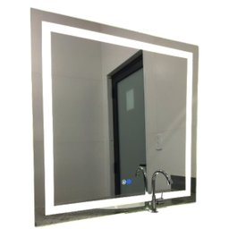 Espelho Luz Led 3 Cores 80x60 C/ Desembaçador Tecla Touch Toque Sensível Banheiro Lavabo - 2