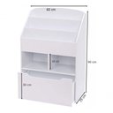 Ver imagem 3 de Organizador De Livros Com Baú Kiara 100% Mdf Infantil