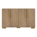 Ver imagem 3 de Aparador Buffet 4 Portas Com Pés Quadrados Viena V3607 Rustic/Natural Rustic/Natural