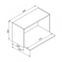 Ver imagem 3 de Nicho Parede para Micro-ondas Funcionale Art In Móveis